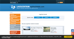 Desktop Screenshot of epitesitelek.com
