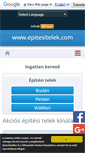 Mobile Screenshot of epitesitelek.com