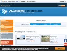Tablet Screenshot of epitesitelek.com